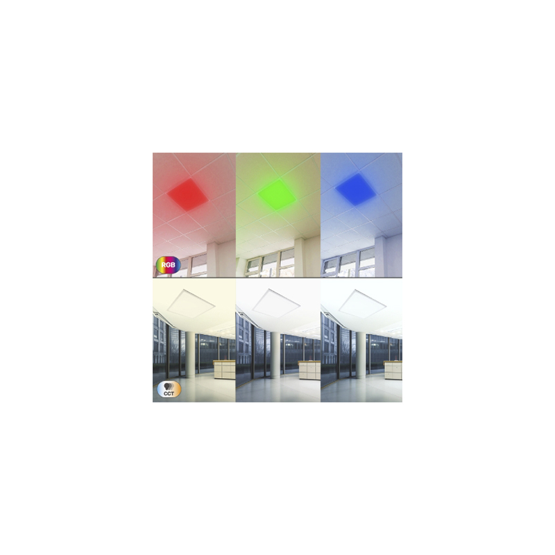 Panou Led Rgb Cct Smart Wi-fi - imagine 6