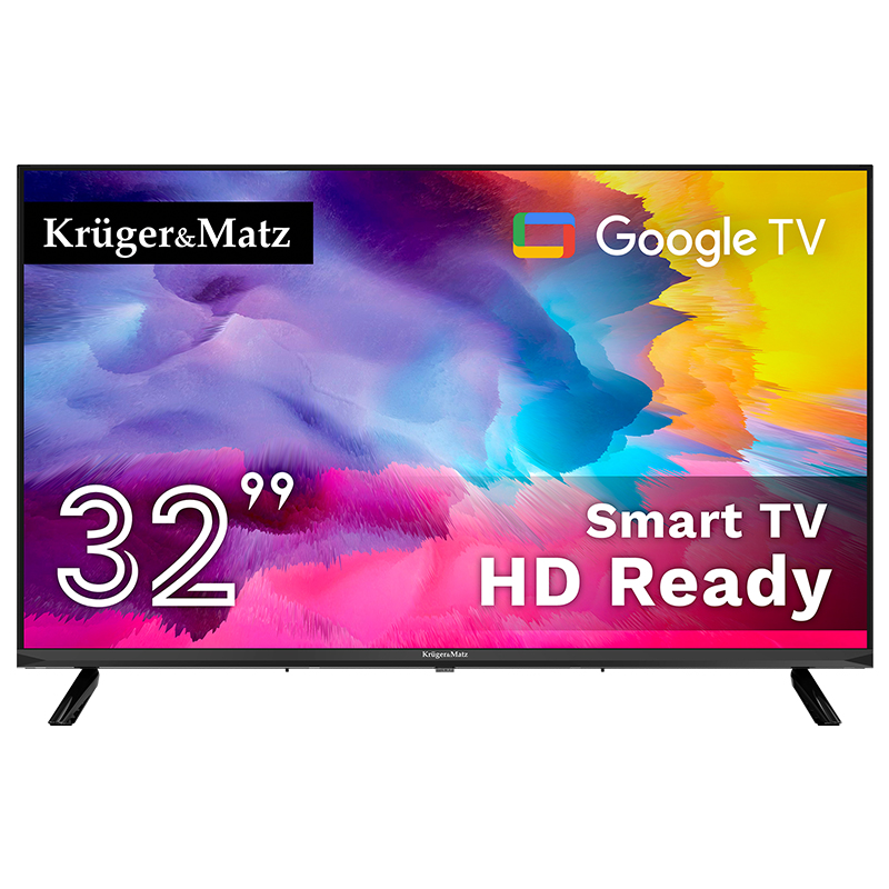 Google Smart Tv 5.0 32 Inch 81cm H265 Hevc Kruger&matz - imagine 2
