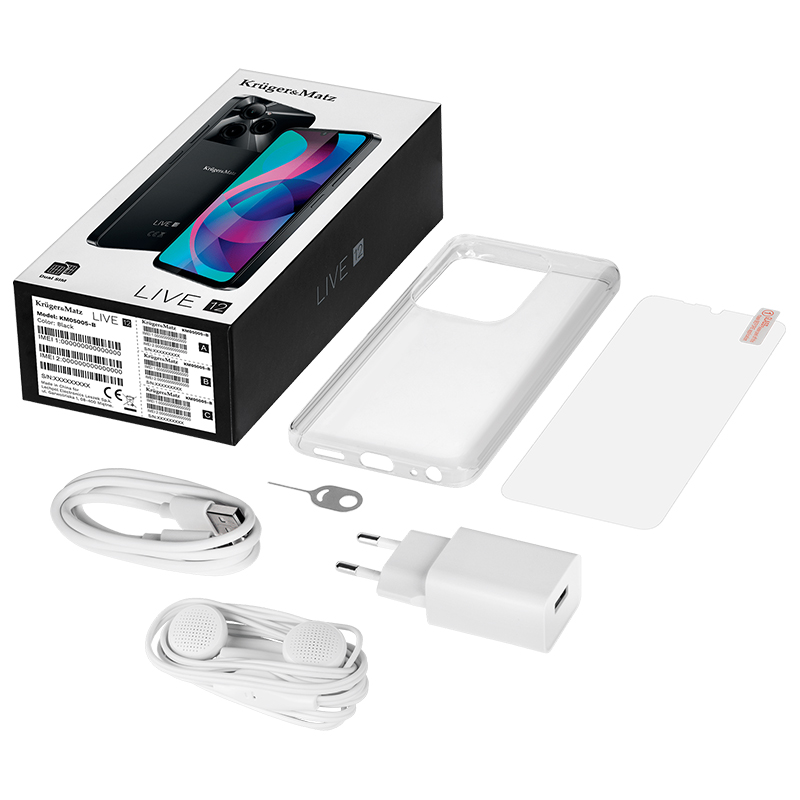 Smartphone Live 12 Negru Kruger&matz - imagine 4