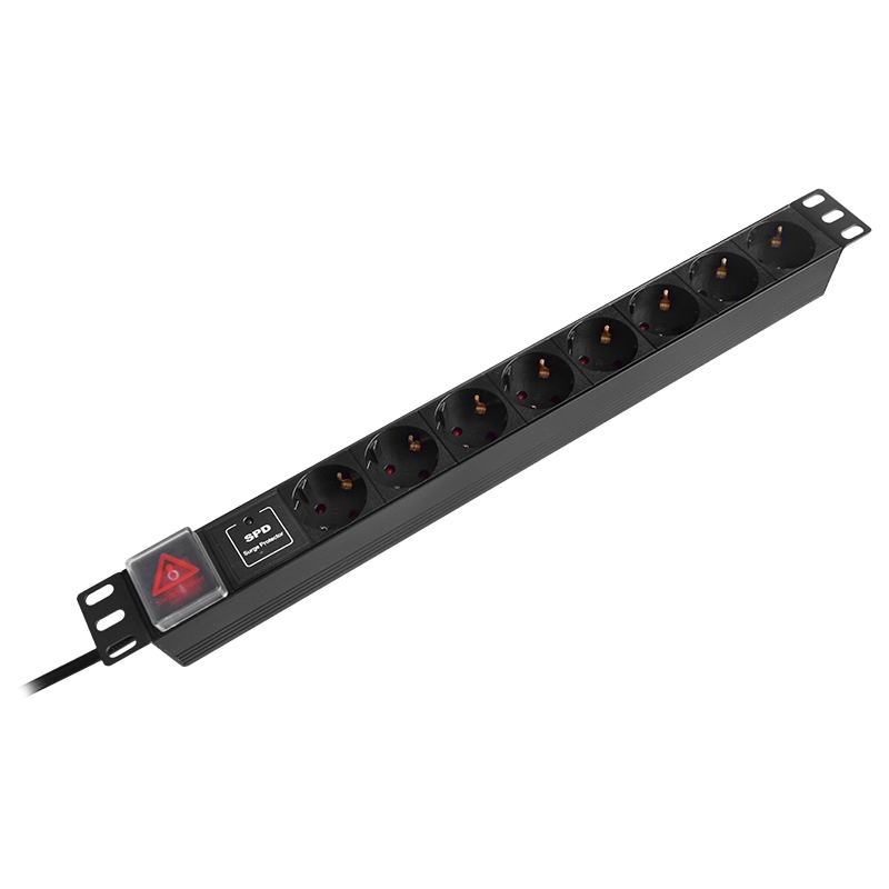 Prize Swetch Pdu Rack 19 Inch 8 Prize Switch 16a 2m Emtex - MediaTech