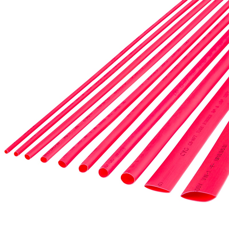 Tub Termocontractabil 8mm/1m Rosu Set 10 Buc - imagine 2