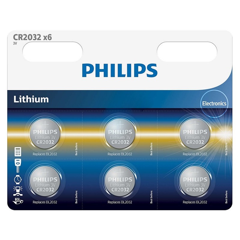 Baterie Lithium Cr2032 Blister 6 Buc Philips - imagine 2