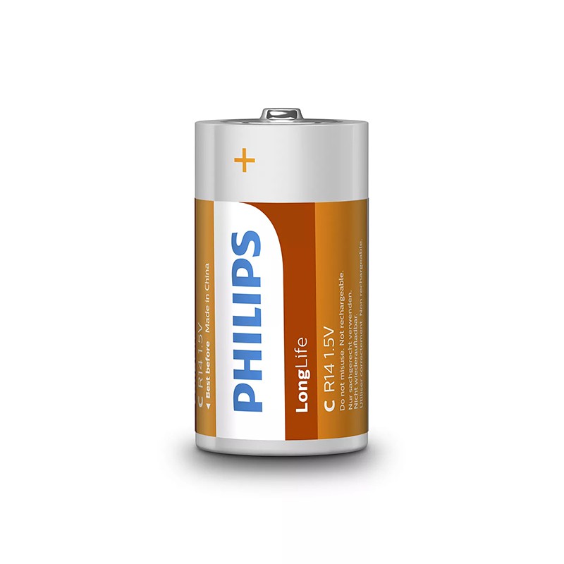 Baterie Longlife R14 C Blister 2 Buc Philips - imagine 3