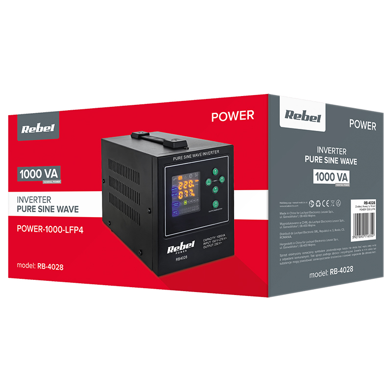 Ups Centrale Termice Sinus Pur 1000va 700w 12v Rebel - imagine 5