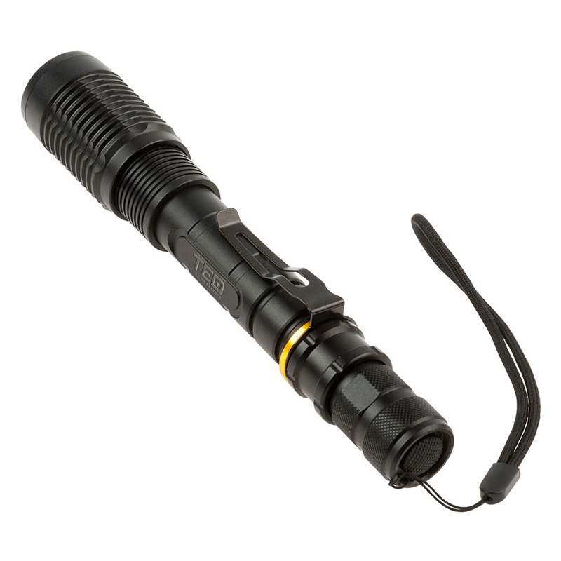 Lanterna 10w Aluminiu Cu Acumulator 2x 18650 - imagine 3