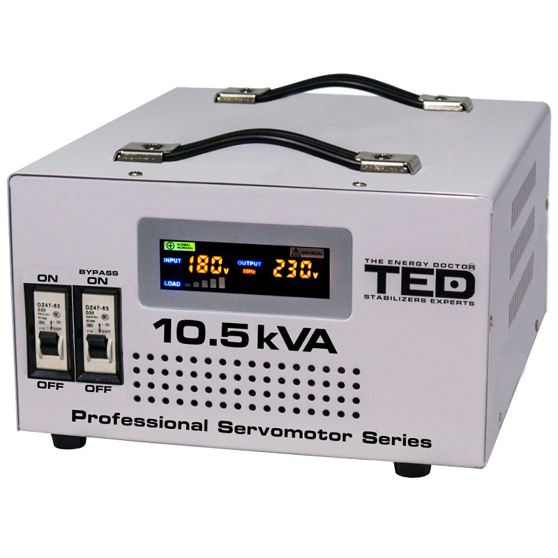 Stabilizator Tensiune Servomotor 10.5kva Ted - imagine 2