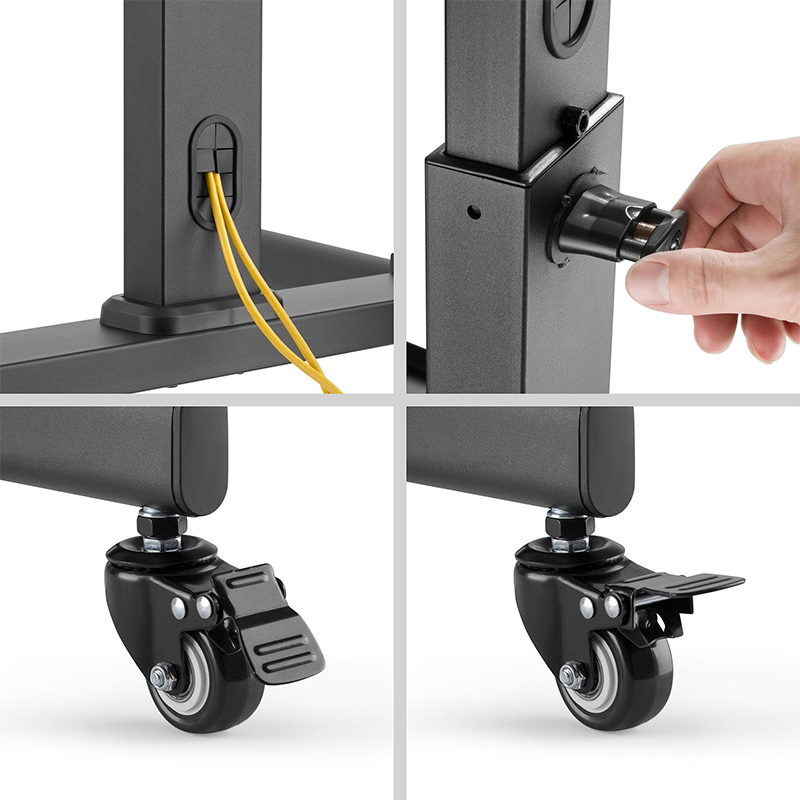 Suport Tv Stand Mobil 32-55 Inch 35kg Cabletech - imagine 3