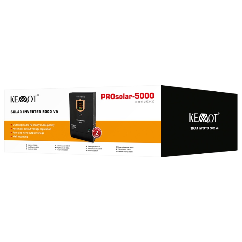 Invertor Solar 5000va 48v Prosolar-5000 Kemot - imagine 6