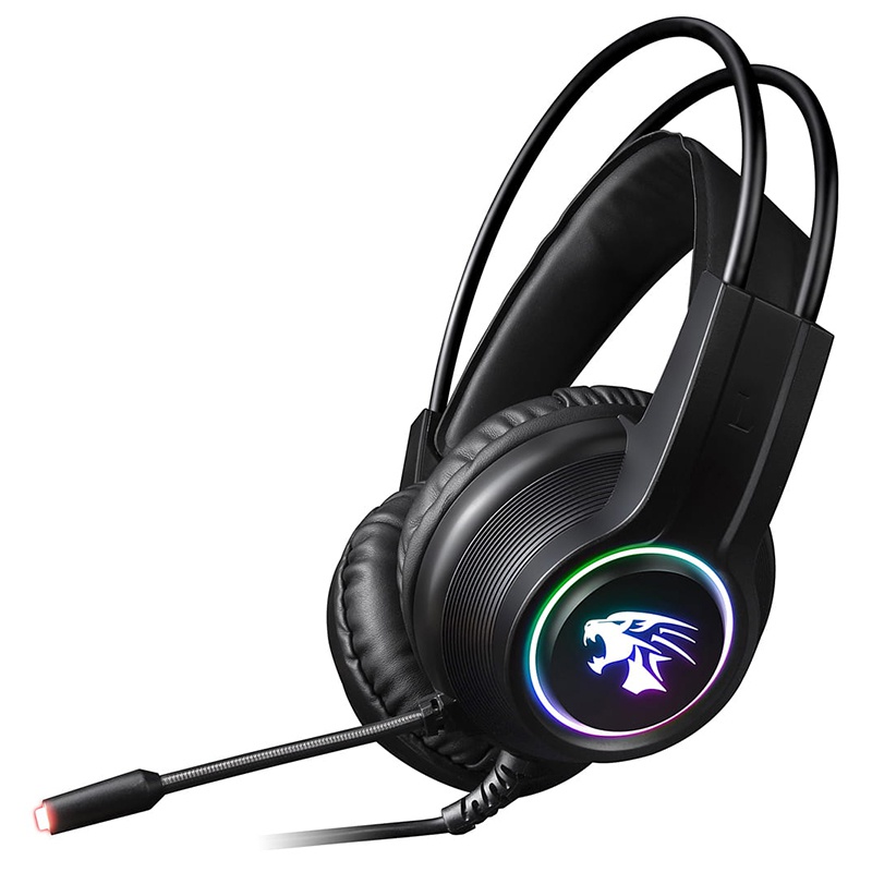Casti Hi-fi Stereo Cu Microfon Gaming Rgb Varr - imagine 2