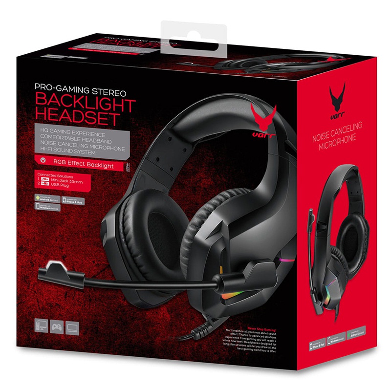 Casti Hi-fi Stereo Cu Microfon Gaming Varr - imagine 8