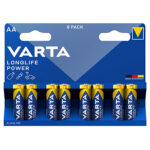 Baterie Alcalina Longlife Power Lr06 Bl 8 Buc Varta