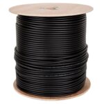 Cablu Coaxial F690bv+gel Negru Tambur 305m