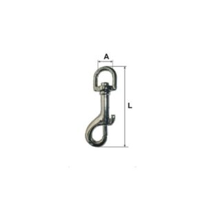 Carabina Breloc Cu Arc Si Inel Rotativ 11x53m
