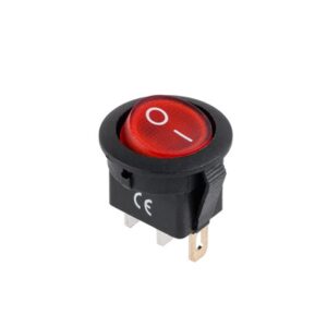 Intrerupator 12v Rosu Irs 101