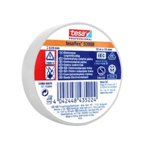 Banda Izolatoare Tesaflex 10m Alb 10buc