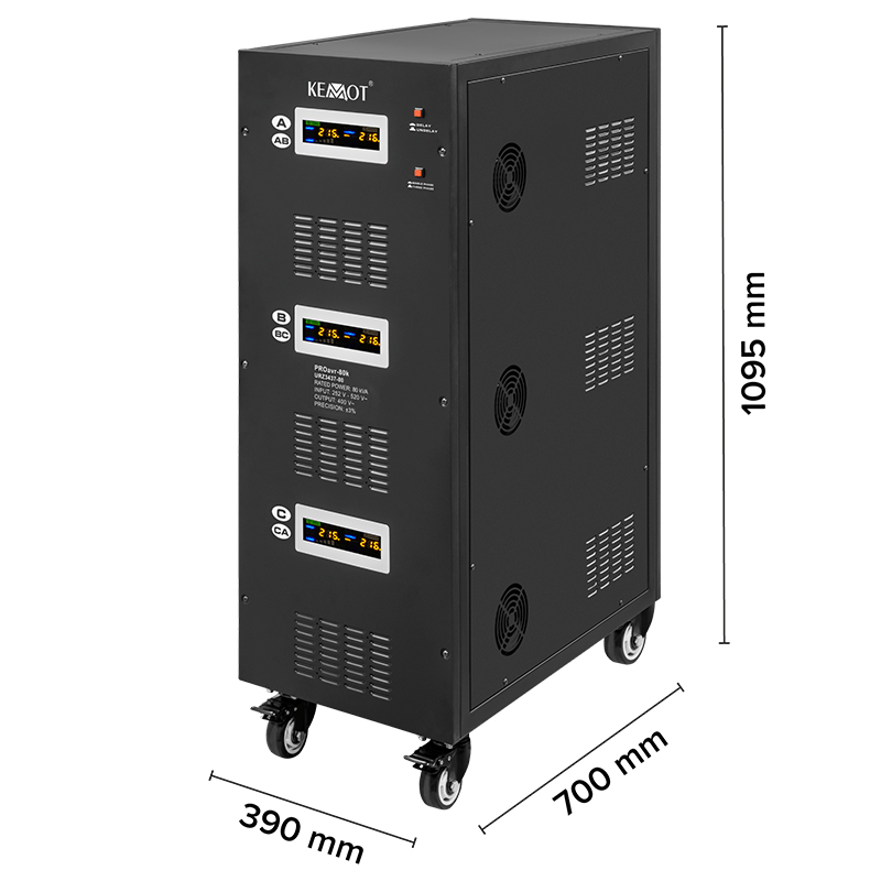 Stabilizator Servomotor Trifazat 80kva Proavr-80k Kemot - imagine 8