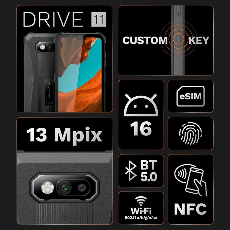 Smartphone Drive 11 Android 16 Kruger&matz - imagine 7